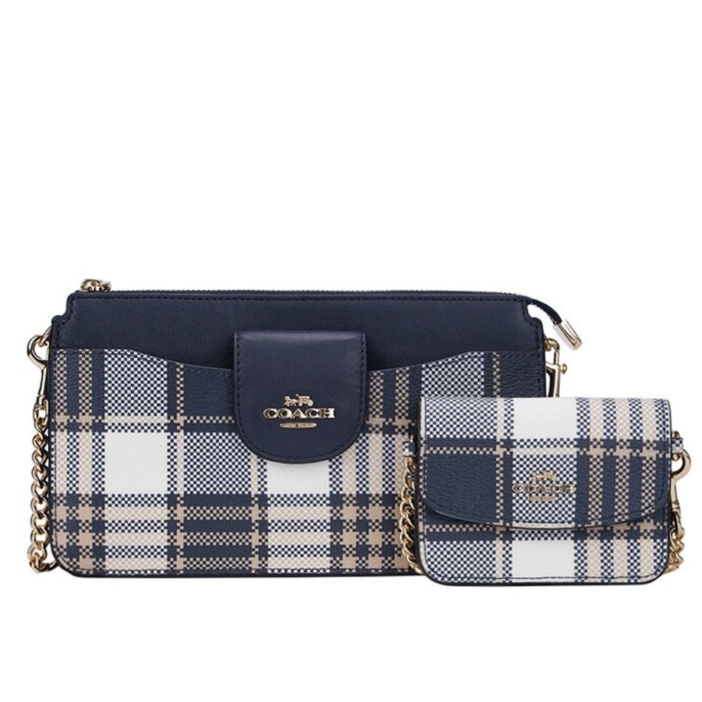 Coach Poppy crossbody with card case brand new